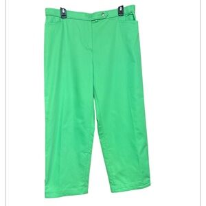 A la carte green ankle pants new size 12